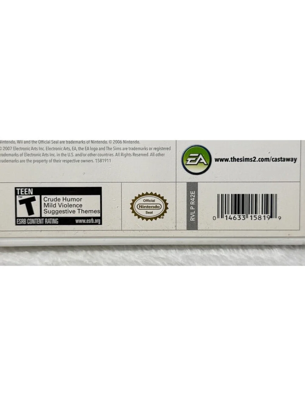 The Sims 2 Castaway Nintendo Wii